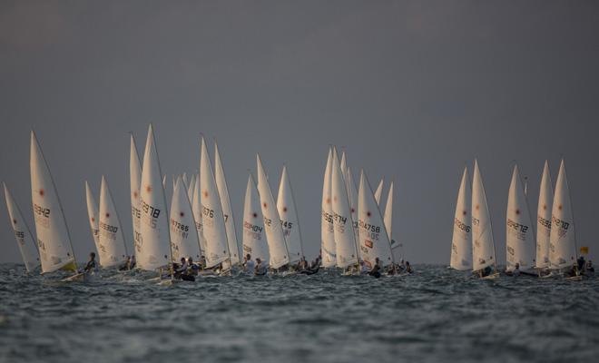 Laser World Championships 2013. Mussanah, Oman. Day6 © Lloyd Images