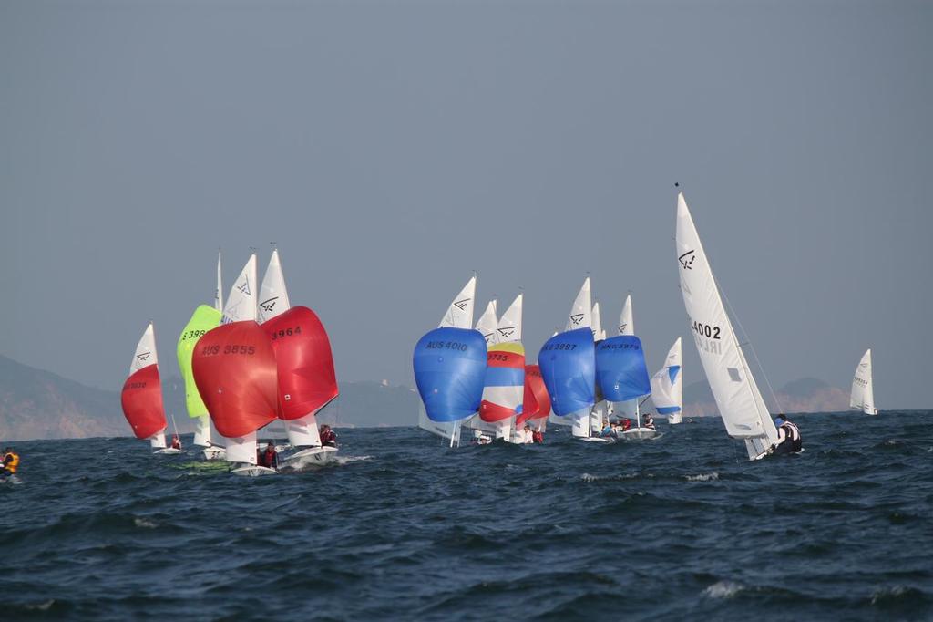 Flying Fifteen Hong Kong Nationals fleet in action. photo copyright RHKYC/Lindsay Lyons taken at  and featuring the  class