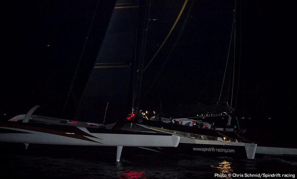 Spindrift Racing 2 - finishes the Discovery Route - setting a new course record © Chris Schmid/Spindrift Racing