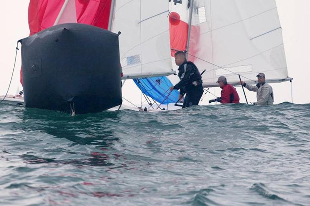 Day 2, 2013 Flying Fifteen Worlds, Royal Hong Kong Yacht Club photo copyright Royal Hong Kong Yacht Club http://www.rhkyc.org.hk/ taken at  and featuring the  class