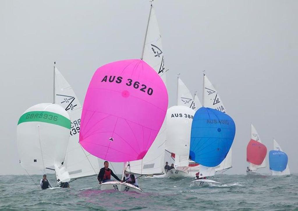 Day 2, 2013 Flying Fifteen Worlds, Royal Hong Kong Yacht Club photo copyright Royal Hong Kong Yacht Club http://www.rhkyc.org.hk/ taken at  and featuring the  class