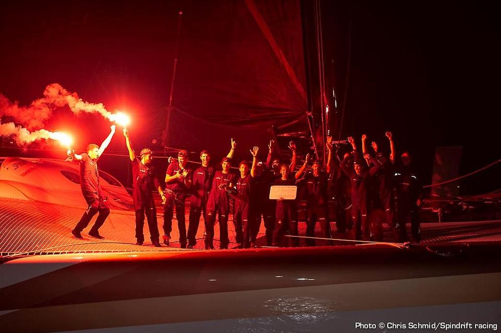  Spindrift Racing 2 - finishes the Discovery Route - setting a new course record © Chris Schmid/Spindrift Racing