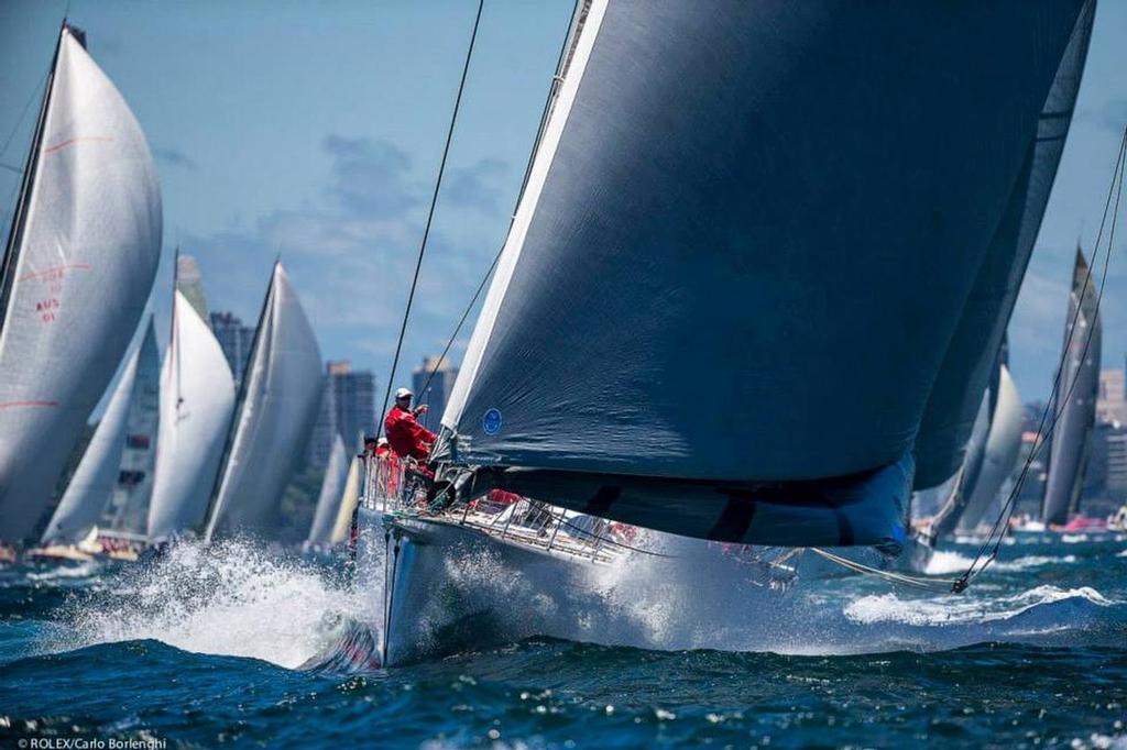 Wild Oats XI - Start 2013, Rolex Sydney Hobart Race © Studio Borlenghi http://www.carloborlenghi.net/