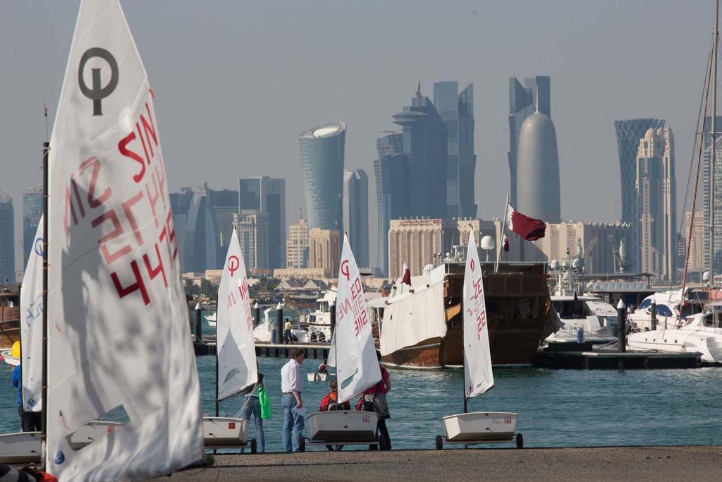 Qatar Optimist Cup 2013 day 1 © Matias Capizzano http://www.capizzano.com