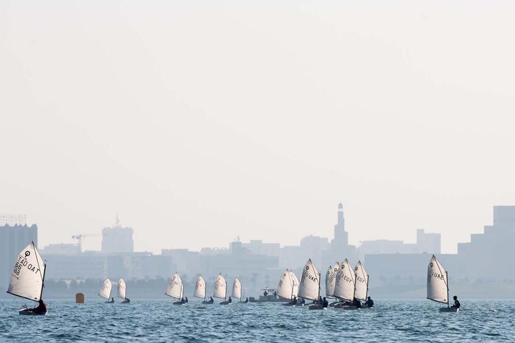 Qatar Optimist Cup 2013 day 1 © Matias Capizzano http://www.capizzano.com