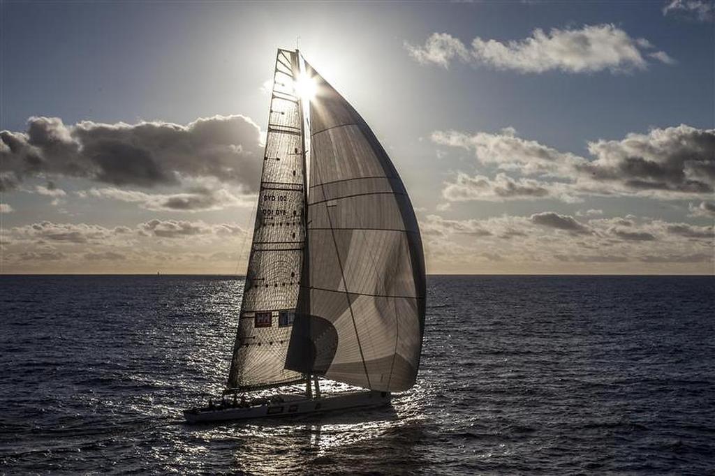 Ragamuffin 100 makes the most of the conditions on the morning of day 2 - Day 2 2013 Rolex Sydney Hobart Race photo copyright  Rolex/Daniel Forster http://www.regattanews.com taken at  and featuring the  class