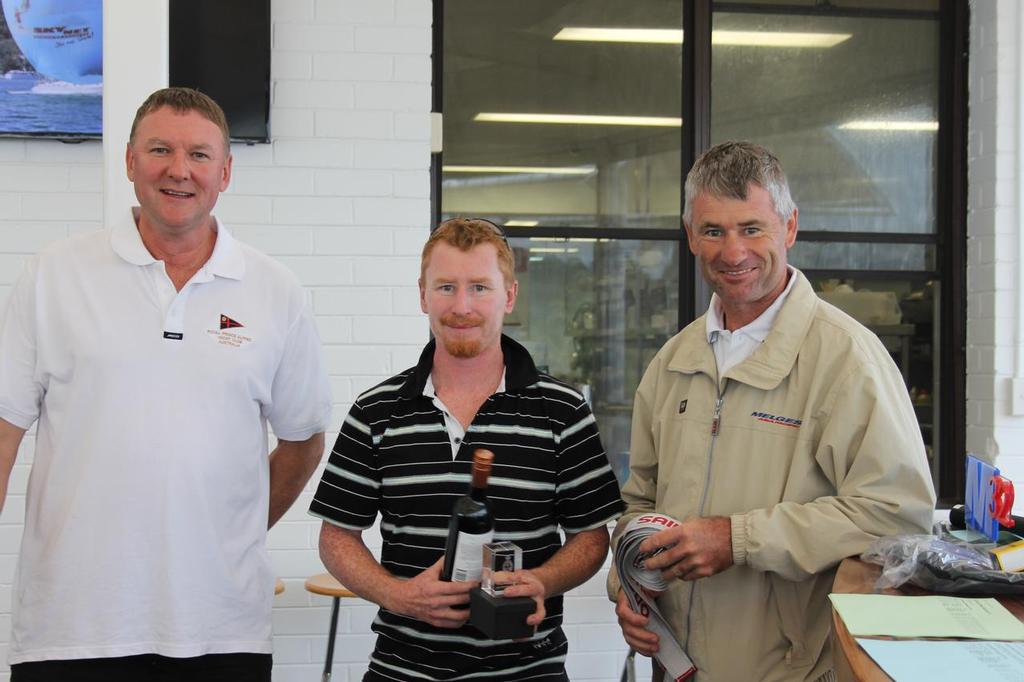 L to R Alan Stroman, David Young, Heath Walters,    M24 Winner photo copyright Tracey Walters taken at  and featuring the  class