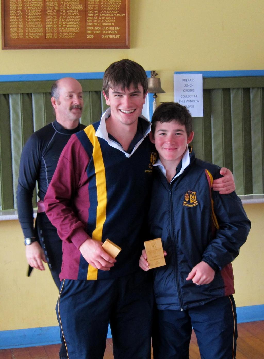 Youth winners Max Davey & Callum O'Sign - 2013 MacIntyre Cup for Mirrors photo copyright John Davey taken at  and featuring the  class
