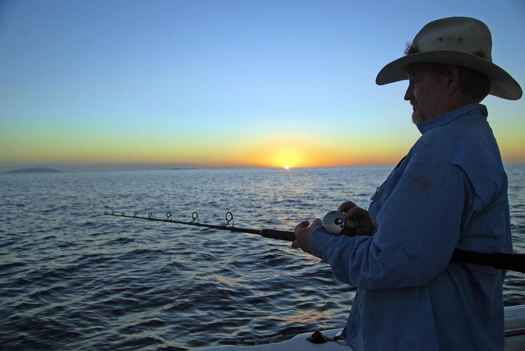 If you can see fish on the sounder but they are shut down it can pay to hit the mark again on dusk or dawn. © Lee Brake