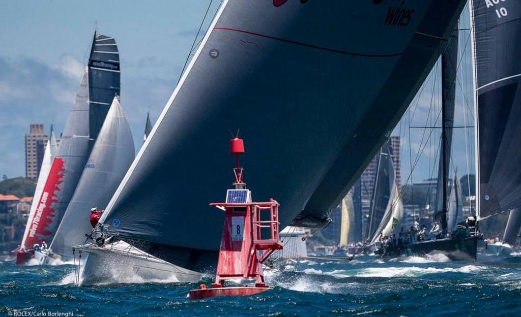 Wild Oats XI - Start 2013, Rolex Sydney Hobart Race photo copyright Studio Borlenghi http://www.carloborlenghi.net/ taken at  and featuring the  class