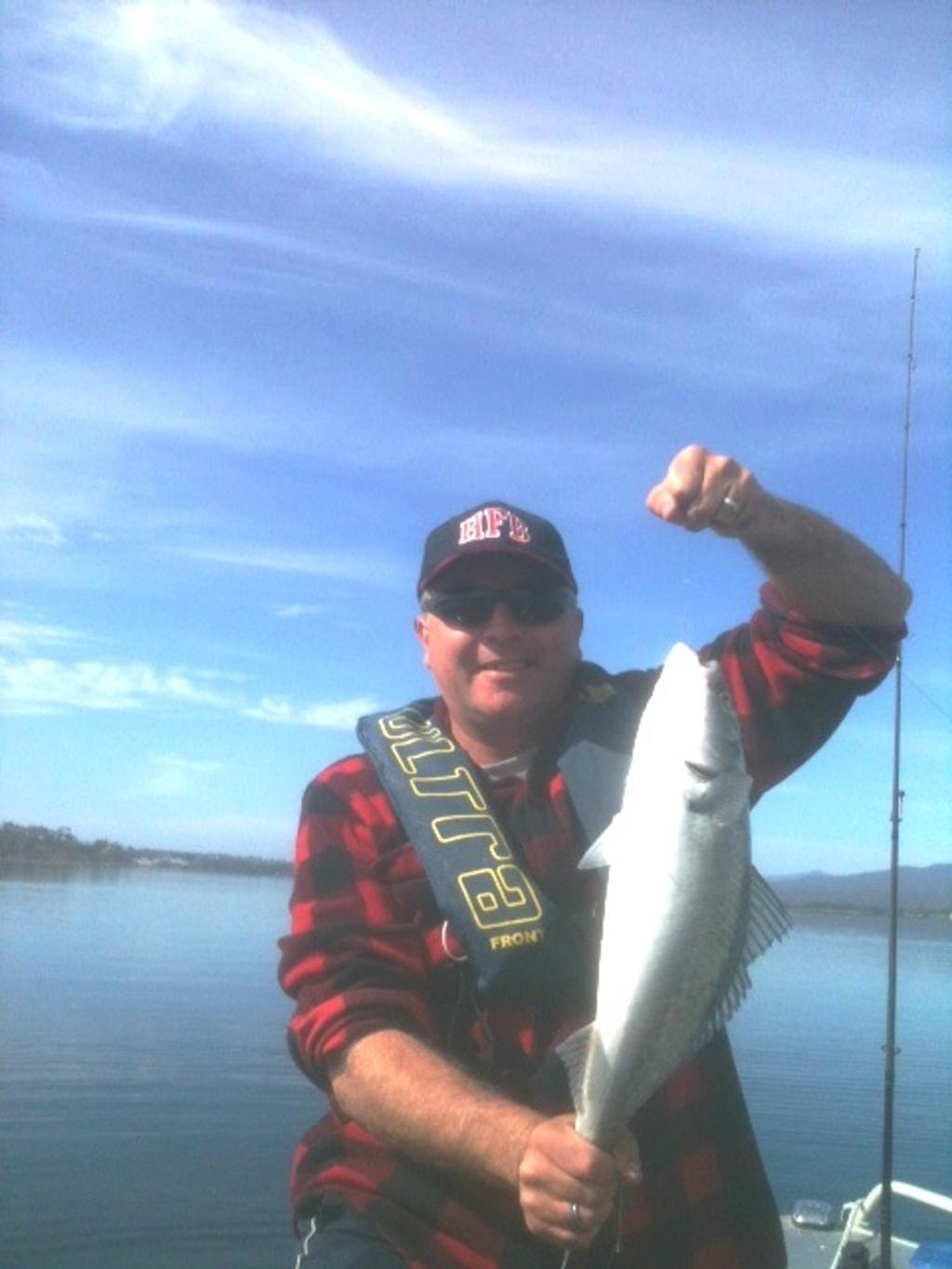Stacey with an East Coast salmon © Carl Hyland