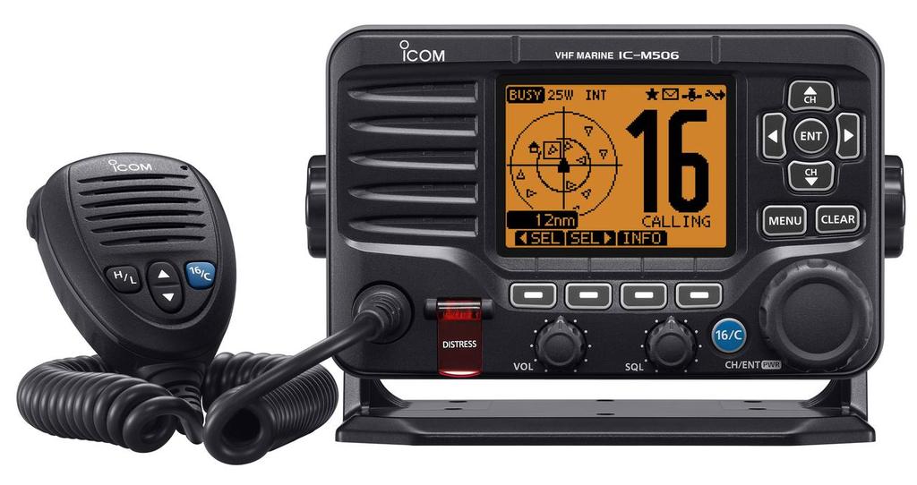 Nordamerika undskyld tag et billede New Icom IC-M506 Marine VHF/DSC with NMEA 2000 and AIS receiver