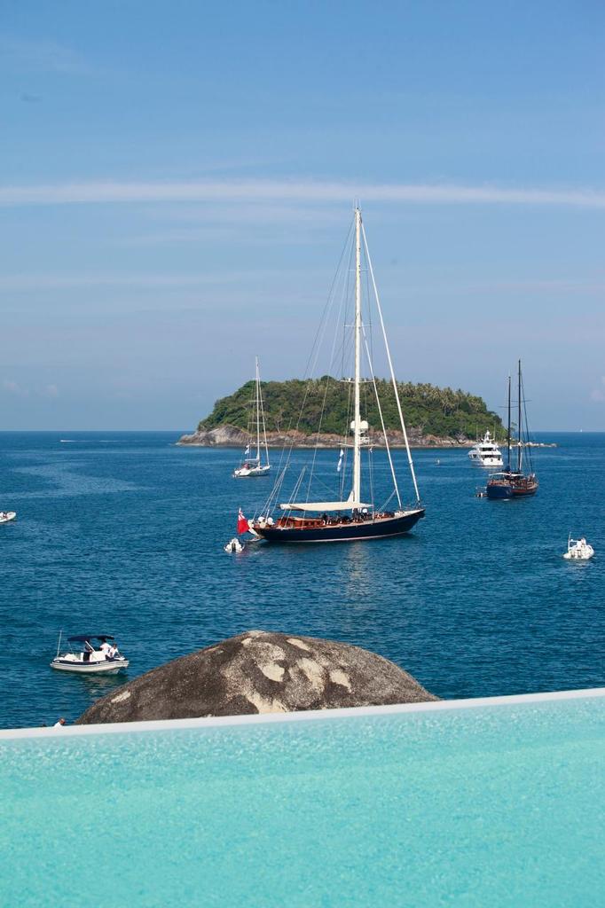 Shamoun at anchor. Asia Superyacht Rendezvous 2013. © Guy Nowell http://www.guynowell.com