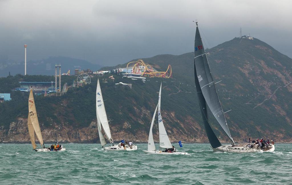 Tommy Bahama Around the Island Race 2013. photo copyright  RHKYC/Guy Nowell http://www.guynowell.com/ taken at  and featuring the  class