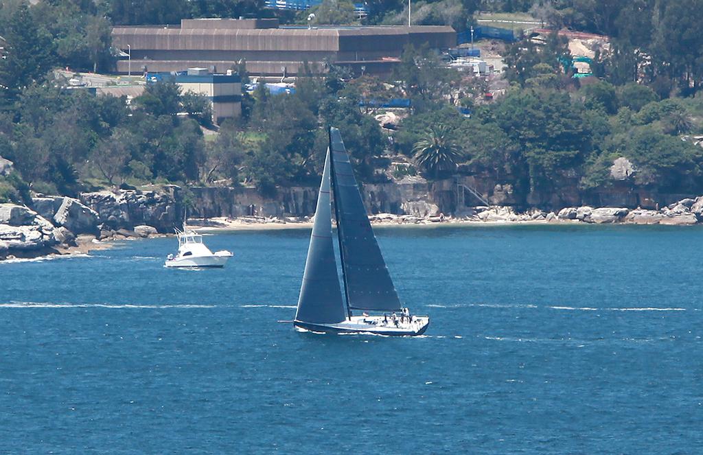 Ichi Ban on her first sail off Lady Bay © Crosbie Lorimer http://www.crosbielorimer.com