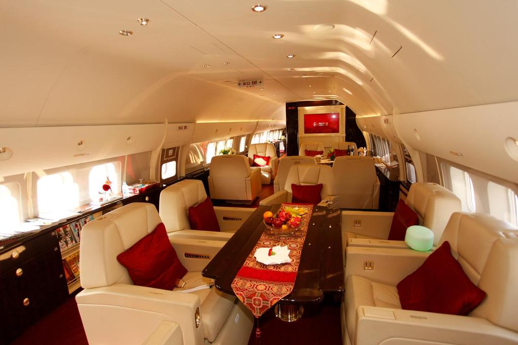 Macau Yacht, Car and Aero Show 2013. Boeing Business Jet © Guy Nowell http://www.guynowell.com