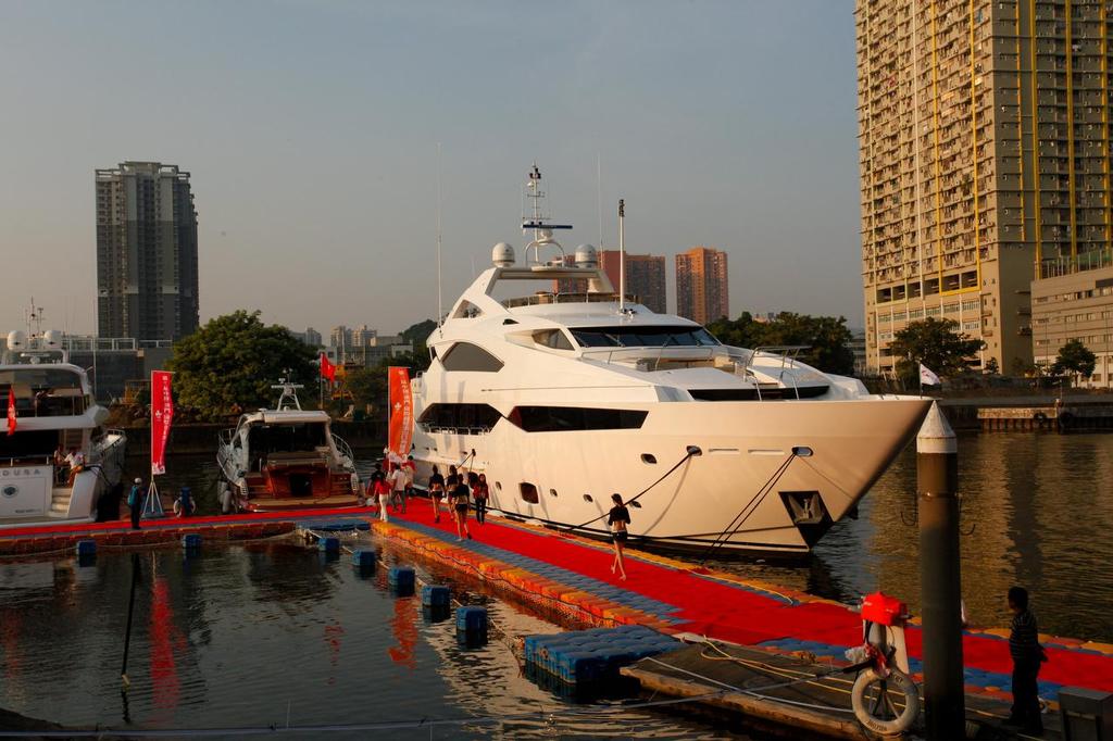 Macau Yacht, Car and Aero Show 2013. Sunseeker 40M © Guy Nowell http://www.guynowell.com