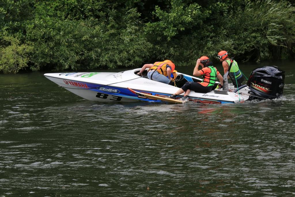 Outvoted features Yamaha’s highly impressive 250hp SHO four-stroke outboard to again scored a sensational “first” at this year’s Yamaha Rollos Marine Bridge to Bridge Water Ski Classic on the Waikato River photo copyright Mike Rose taken at  and featuring the  class