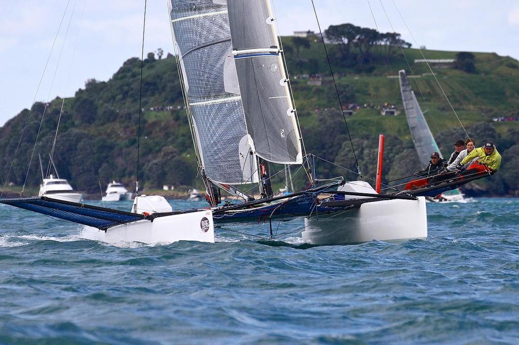 A long tiring trip ahead - Start of Coastal Classic 2013, Waitemata Harbour, October 25, 2013 photo copyright Richard Gladwell www.photosport.co.nz taken at  and featuring the  class