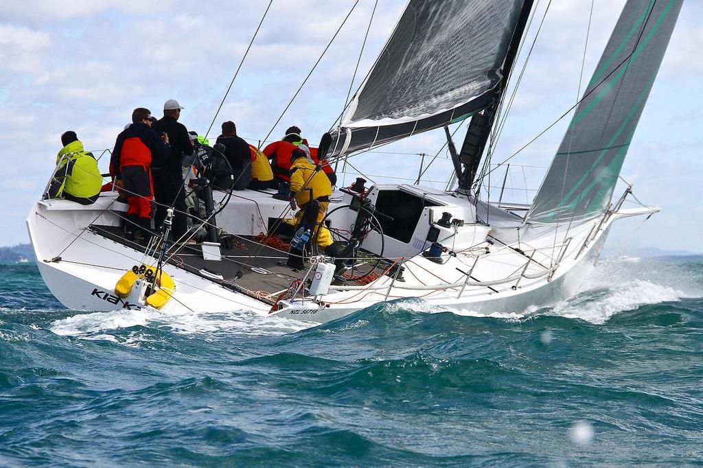 Kia Kaha - Start of Coastal Classic 2013, Waitemata Harbour, October 25, 2013 photo copyright Richard Gladwell www.photosport.co.nz taken at  and featuring the  class