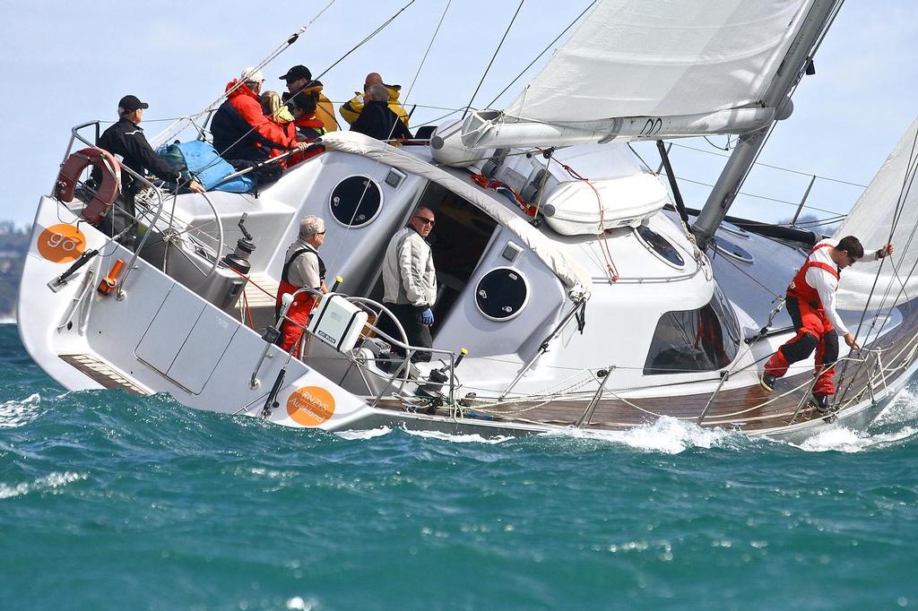 Go - Start of Coastal Classic 2013, Waitemata Harbour, October 25, 2013 photo copyright Richard Gladwell www.photosport.co.nz taken at  and featuring the  class