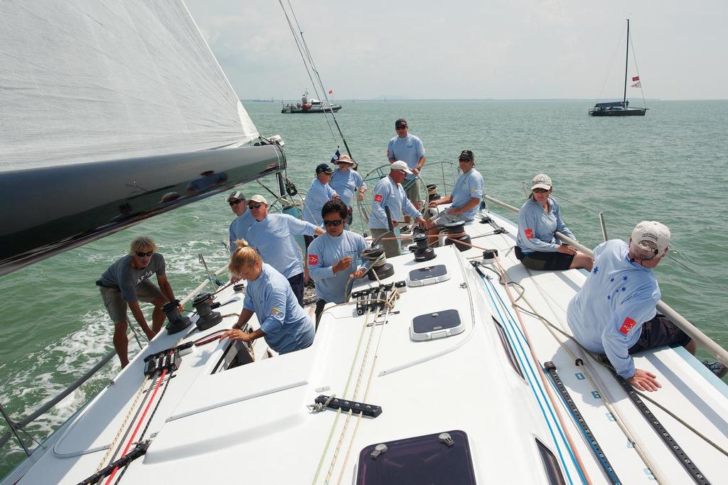 Raja Muda Selangor International Regatta 2013. Port Klang - Pangkor race. Antipodes. © Guy Nowell / RMSIR