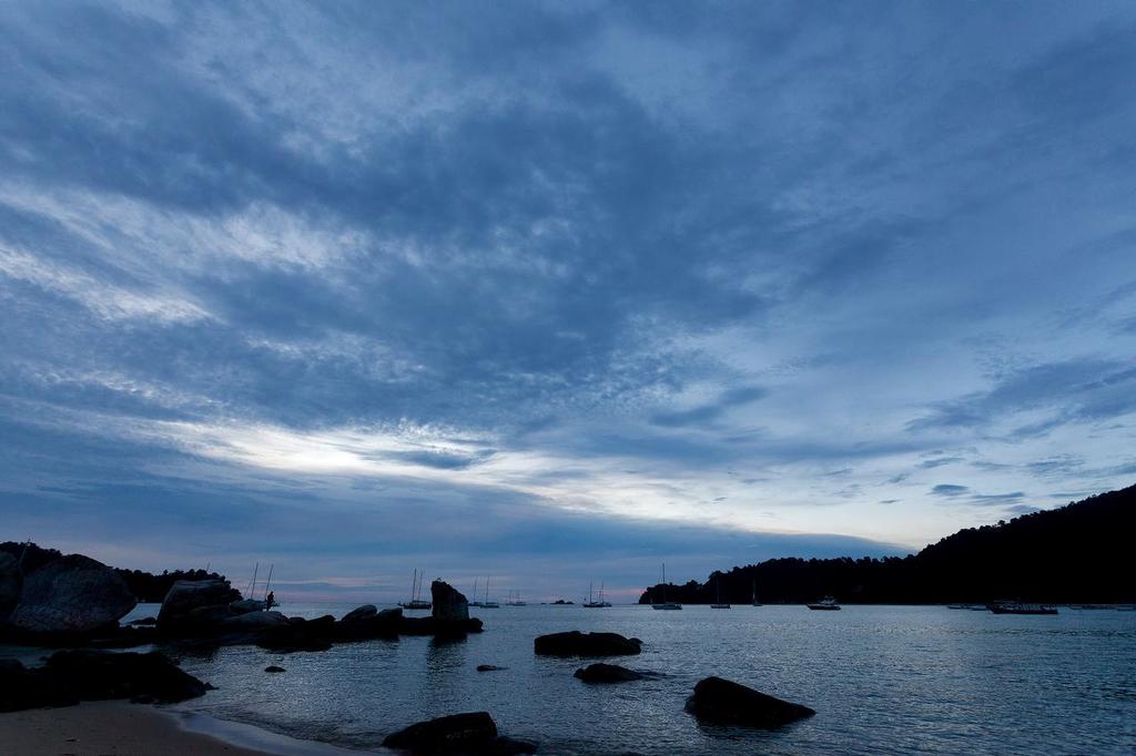 Raja Muda Selangor International Regatta 2013. Pasir Bogok anchorage, Pangkor. © Guy Nowell / RMSIR