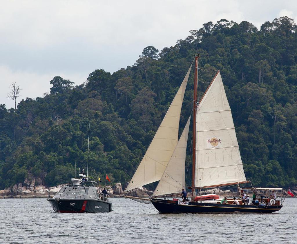 Raja Muda Selangor International Regatta 2013. Pangkor-Penang Race. Eveline. photo copyright Guy Nowell / RMSIR taken at  and featuring the  class