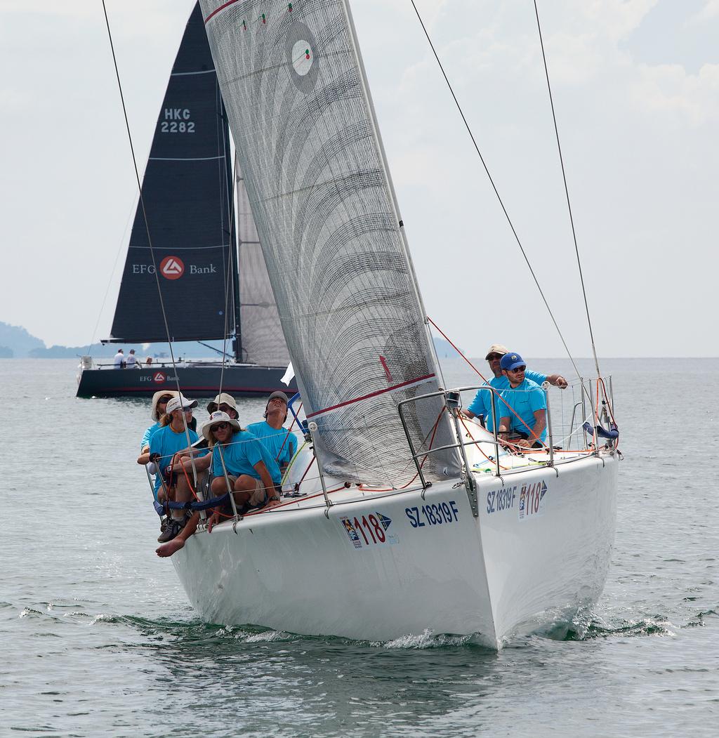 Raja Muda Selangor International Regatta 2013. Pangkor-Penang Race. Winsikher. photo copyright Guy Nowell / RMSIR taken at  and featuring the  class