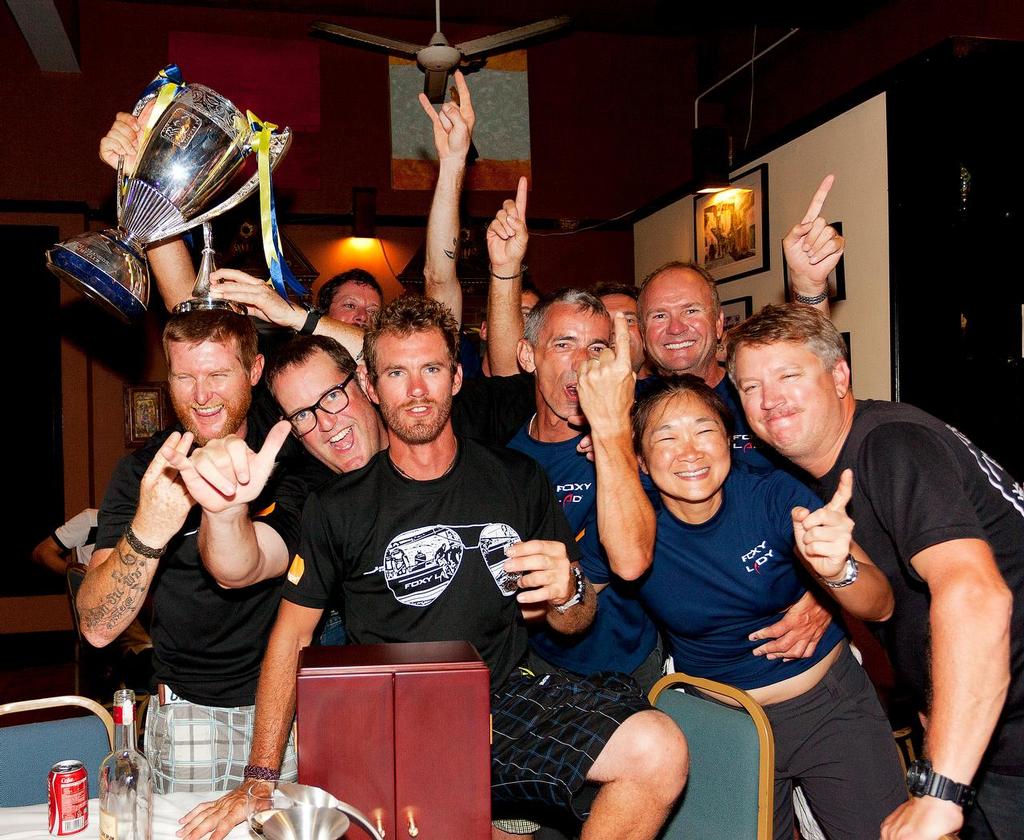 Raja Muda Selangor International Regatta 2013. Foxy Lady VI - it took 10 years and five boats to win the Raja Muda Trophy. photo copyright Guy Nowell / RMSIR taken at  and featuring the  class