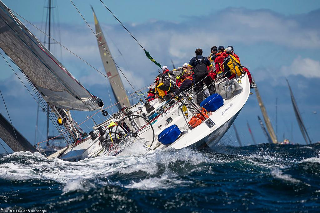 Start - BRINDABELLA, Sail No: 10000, Bow No: 80, Owner: Jim Cooney, Skipper: Jim Cooney, Design: Jutson 80, LOA (m): 24.1, State: NSW photo copyright Studio Borlenghi http://www.carloborlenghi.net/ taken at  and featuring the  class