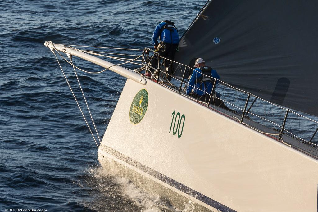 RAGAMUFFIN 100, Sail No: SYD100, Bow No: 100, Owner: Syd Fischer, Skipper: Syd Fischer, Design: Elliott 100, LOA (m): 30.48, State: VIC off Cape Raoul photo copyright  Rolex / Carlo Borlenghi http://www.carloborlenghi.net taken at  and featuring the  class