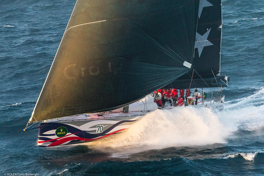 Giacomo off Tasman Island, 2013 Rolex Sydney Hobart Race ©  Rolex / Carlo Borlenghi http://www.carloborlenghi.net