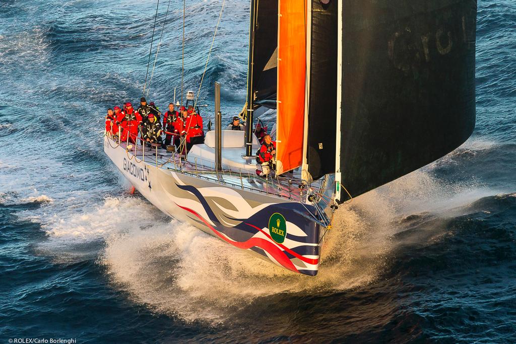 Giacomo off Tasman Island, 2013 Rolex Sydney Hobart Race photo copyright  Rolex / Carlo Borlenghi http://www.carloborlenghi.net taken at  and featuring the  class