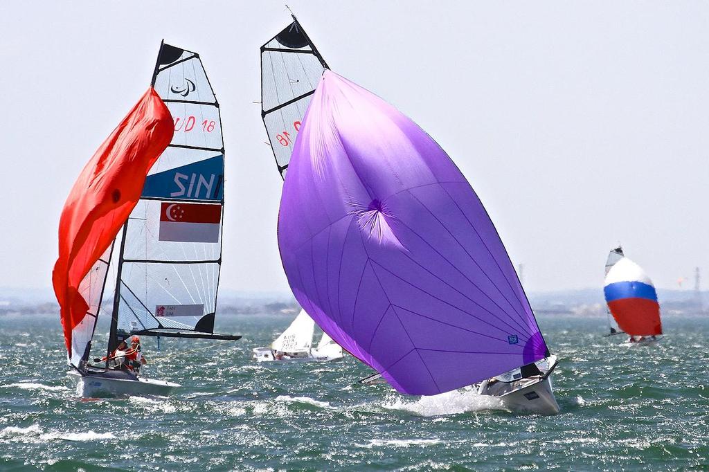 ISAF Sailing World Cup, Melbourne Day 1 - SKUD18 photo copyright Richard Gladwell www.photosport.co.nz taken at  and featuring the  class