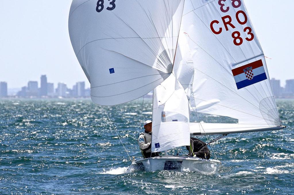 ISAF Sailing World Cup, Melbourne Day 1 - M470 photo copyright Richard Gladwell www.photosport.co.nz taken at  and featuring the  class