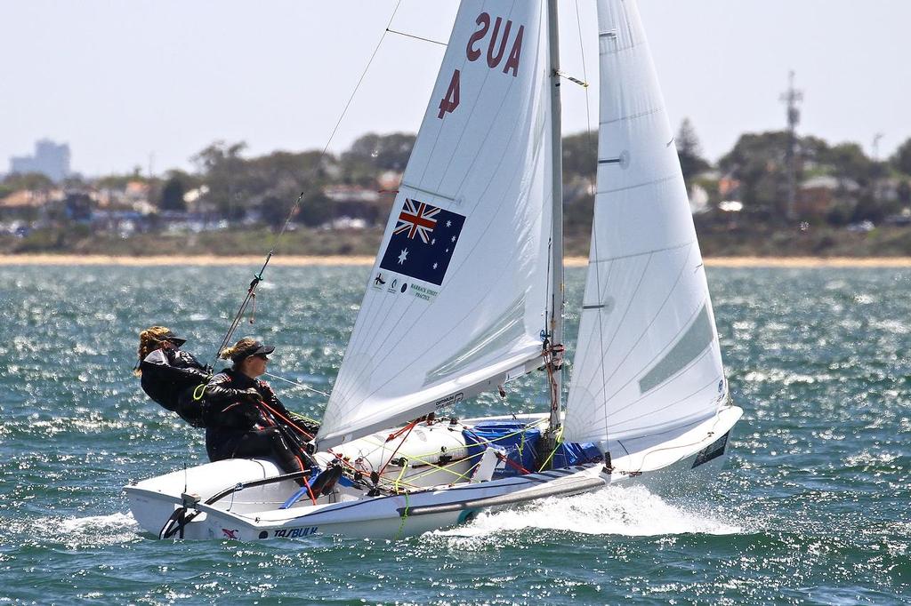 ISAF Sailing World Cup, Melbourne Day 1 - Womens 470 photo copyright Richard Gladwell www.photosport.co.nz taken at  and featuring the  class