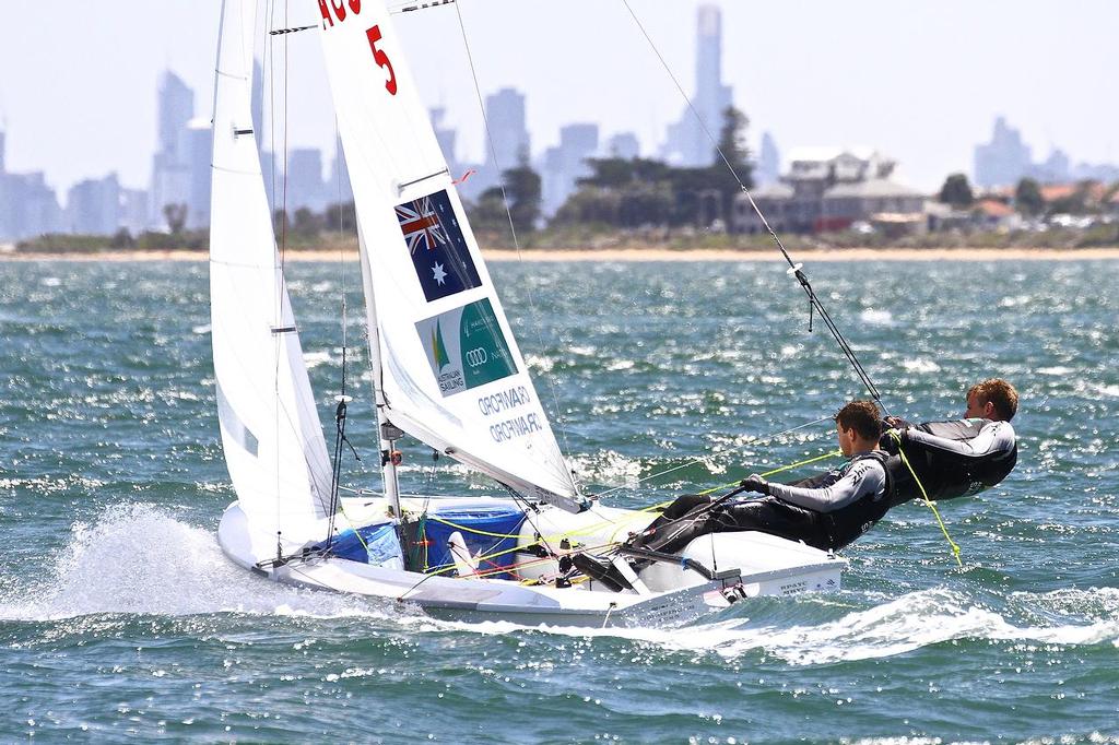 ISAF Sailing World Cup, Melbourne Day 1 photo copyright Richard Gladwell www.photosport.co.nz taken at  and featuring the  class