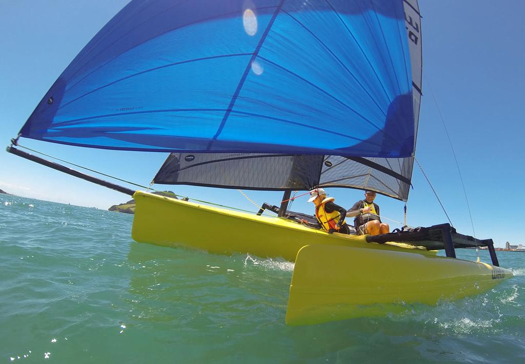 Stella and Jon Sailing © Joshua McCormack