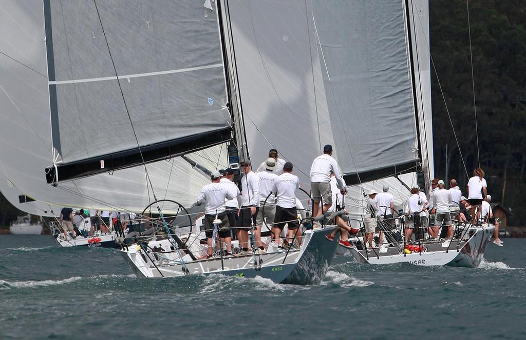 The fleet heads downwind photo copyright Crosbie Lorimer http://www.crosbielorimer.com taken at  and featuring the  class