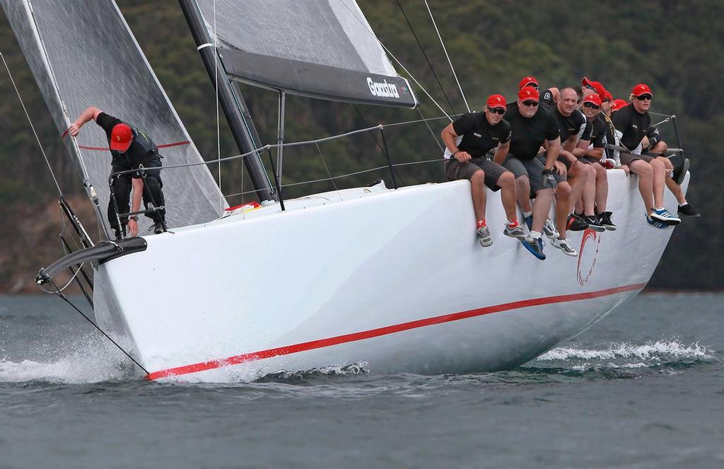 Team Beau Geste focuses on the windward mark photo copyright Crosbie Lorimer http://www.crosbielorimer.com taken at  and featuring the  class