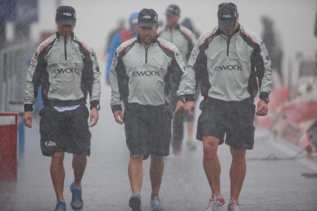 eWork Sailing Team on Day 5 of the Monsoon Cup, Malaysia, the final round of the Alpari World Match Racing Tour. photo copyright  OnEdition / WMRT http://wmrt.com/ taken at  and featuring the  class