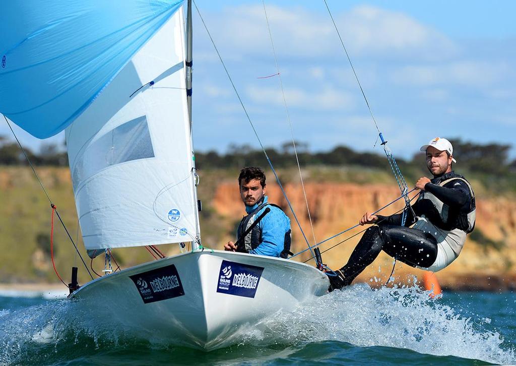 iswc - ISAF Sailing World Cup Melbourne 2013 photo copyright Jeff Crow/ Sport the Library http://www.sportlibrary.com.au taken at  and featuring the  class