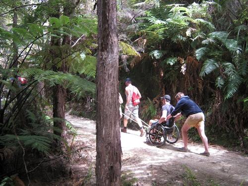 9. A day ashore in the Able Tasman National Park. - Disabled Tall Ship sailing - Lord Nelson - Image: Philippa Williams © SW