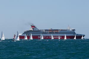 Tassie ferry provides some perspective photo copyright Guido Brandt taken at  and featuring the  class