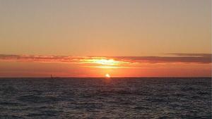 Django Sunday morning sunrise. Photo by boat photo copyright Suellen Hurling taken at  and featuring the  class