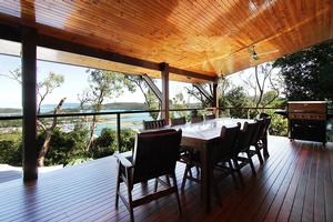 Relax on the balcony and enjoy the Whitsunday views from the balcony at The Cowries! photo copyright Kristie Kaighin http://www.whitsundayholidays.com.au taken at  and featuring the  class