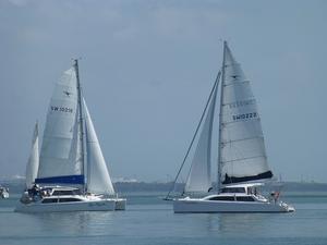 Seawind Moreton Bay Regatta - Fleet in action photo copyright Seawind Catamarans taken at  and featuring the  class