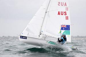 470 Men / Will Ryan & Mathew Belcher (AUS) - 2013 ISAF Sailing World Cup - Melbourne photo copyright Jeff Crow/ Sport the Library http://www.sportlibrary.com.au taken at  and featuring the  class