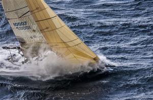 Pretty Fly III buries her bow into the big seas passing Tasman Island - 2013 Rolex Sydney Hobart photo copyright  Rolex/Daniel Forster http://www.regattanews.com taken at  and featuring the  class